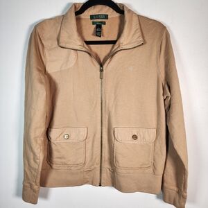 Ralph Lauren Tan Zip-Up Jacket